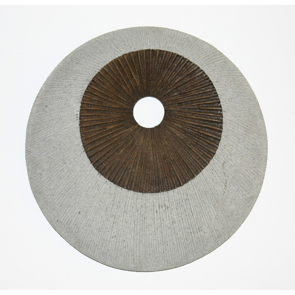 Round and Ribbed Double Layer Sandstone Wall Art, Medium, Brown and Gray - BM205828