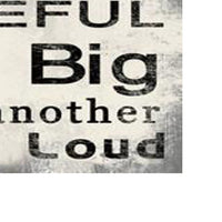 High Quality Canvas Print with Family Rules Quotes, Black & White - BM205899