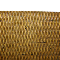 Modern Style Wooden Wall Decor with Patterned Carving, Small, Gold - BM205904