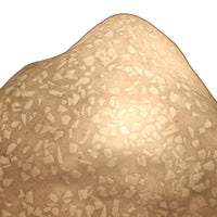 Contemporary Sandstone Polished Ball with Glass Shrapnel, Bronze - BM205918