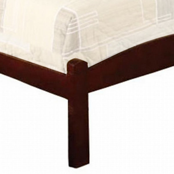 Transitional Wooden Twin Bed with Panelled Headboard and Footboard, Brown - BM207882