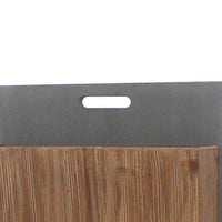 Wooden 2 Tier Functional Wall Magazine Rack, Brown and Black - BM209119