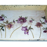 Traditional Rugged Designed Tray with Flower Print, Multicolor - BM210377