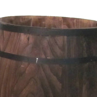 Traditional Old School Wooden Decor Barrels, Set of Two, Brown - BM210387