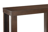 Rectangular Wooden Sofa Table with Sled Base in Espresso Brown - BM210852