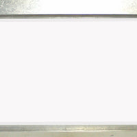 Contemporary Style Rectangular Wooden Frame Wall Mirror, Silver - BM211054