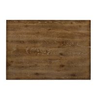 Counter Height Wooden Dining Table with Open Bottom Shelf, Brown - BM214961