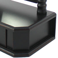 Traditional Wooden Table Mirror with 1 Drawer, Black and Silver - BM217290