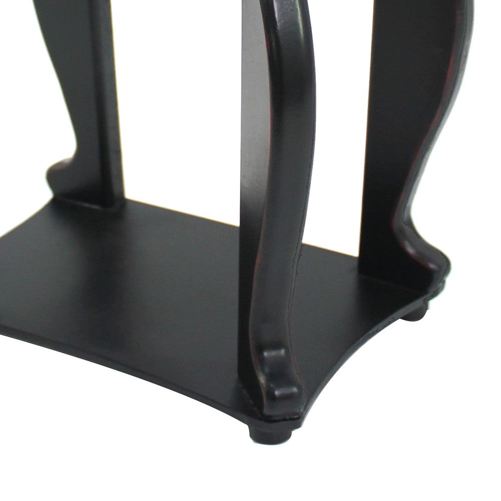 Table Top Organizer with 1 Drawer and 1 Bottom Shelf, Black - BM217291