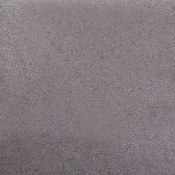 Leatherette Platform Style Full Size Bed with Tapered Block Feet, Gray - BM217427