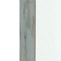 Rectangular Wooden Wall Mirror with Symmetrical Baroque Design, Gray - BM218340