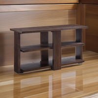 Wooden Sofa Table with 2 Open Display Shelves, Brown - BM218617