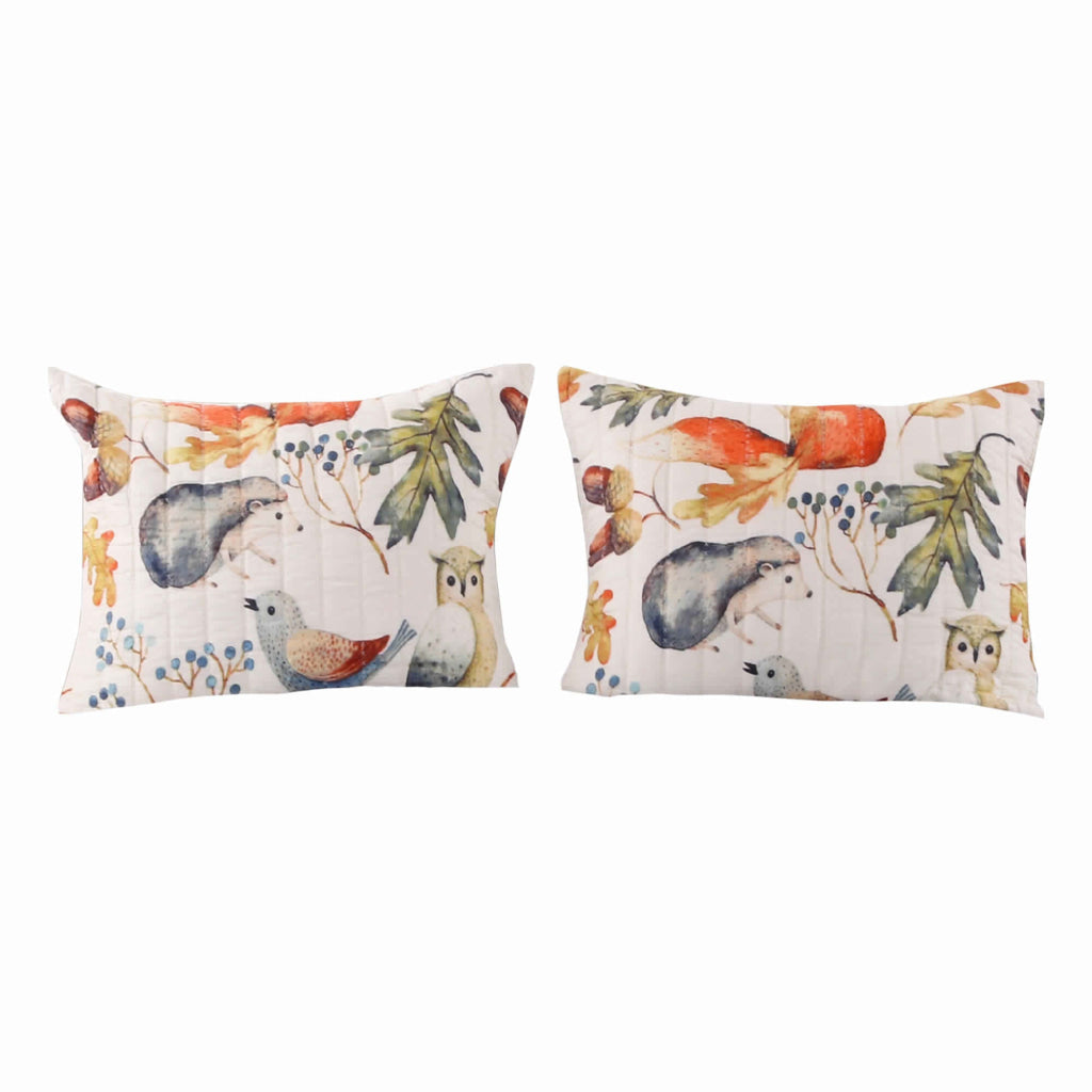 20 x 36 Polyester King Pillow Sham, Nature Inspired Print, Multicolor By Casagear Home