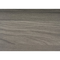 Square Wooden Frame Mirror with Grain Details, Dark Gray and Silver  - BM220082