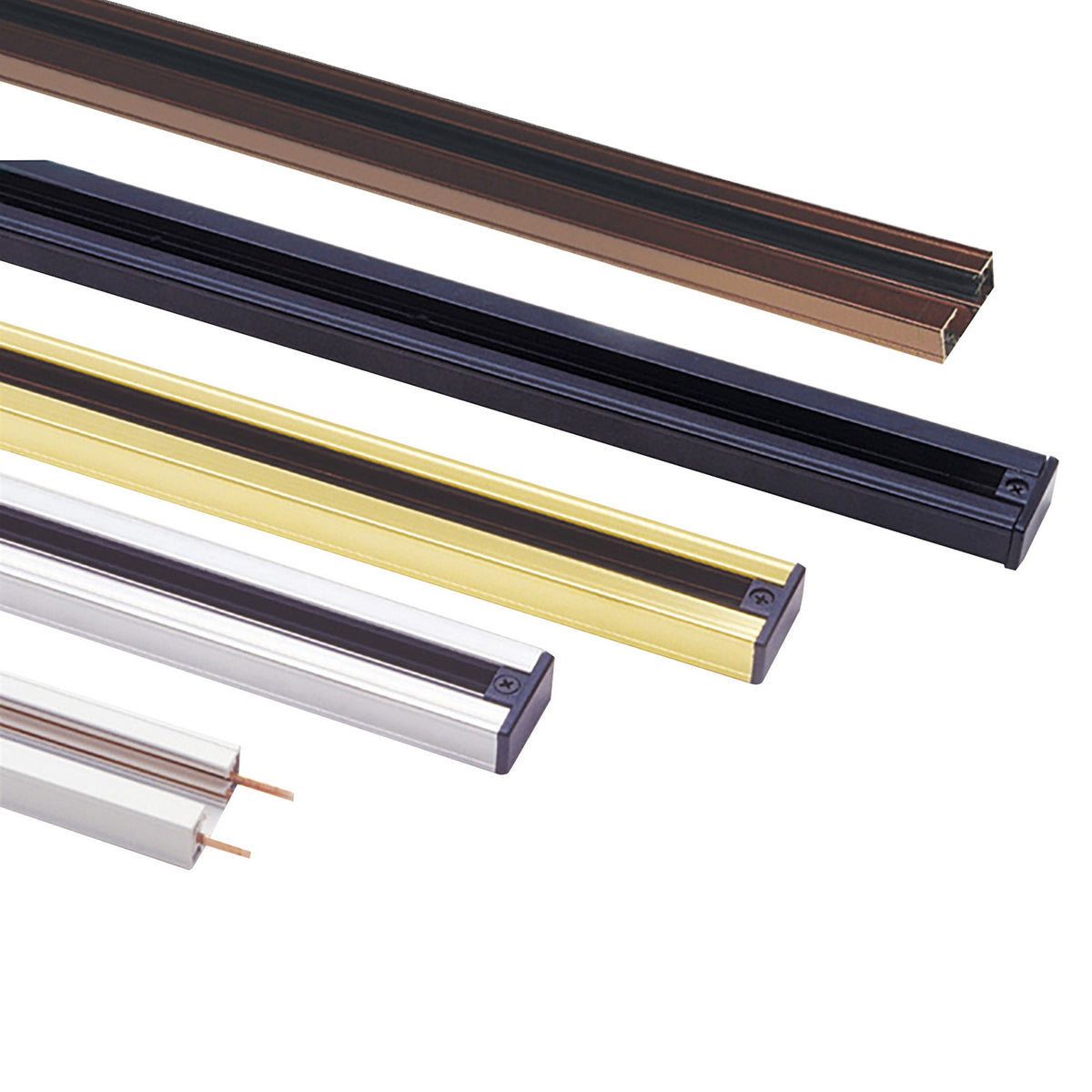 8 Feet Metal 3 Wire Track Lighting Extension Rod, Black  - BM220661