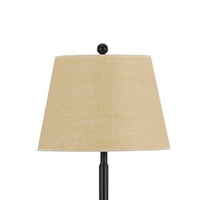 Metal Round 3 Way Floor Lamp with Spider Type Shade, Dark Bronze