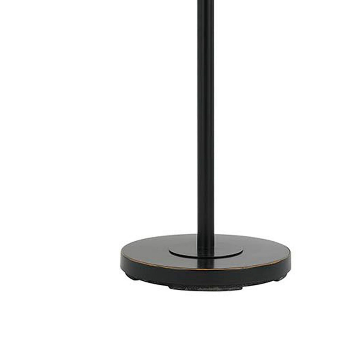 Metal Round 3 Way Floor Lamp with Spider Type Shade, Dark Bronze