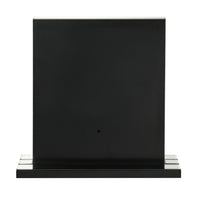 Mirrored Faux Diamond Inlay Accent Decor with LED, Silver - BM225707