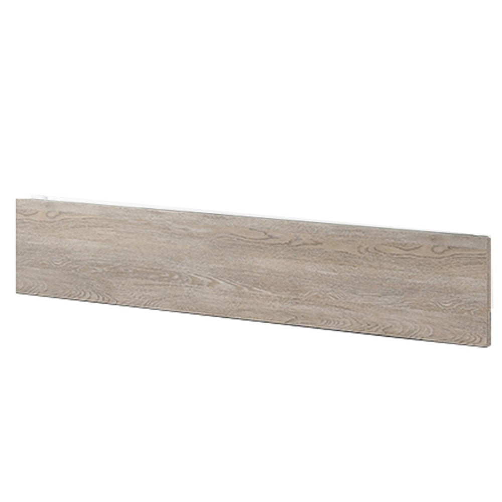 Wooden Queen Bed with Button Tufted Upholstered Headboard, Gray and Cream - BM228554