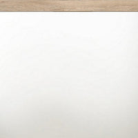 Square Shaped Wooden Mirror with Rough Hewn Texture, Brown - BM230135