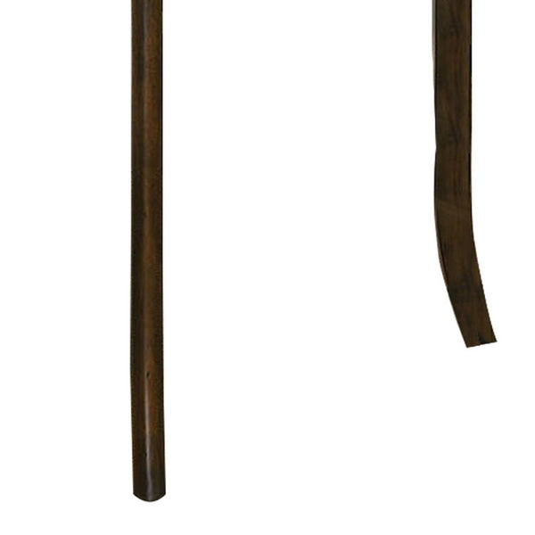 Rectangular Wooden Top Counter Height Table with Saber Legs, Brown - BM230597