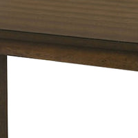 Rectangular Wooden Top Counter Height Table with Saber Legs, Brown - BM230597