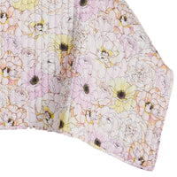Milan 2 Piece Microfiber Blooming Flower Pattern Twin Quilt Set, White and Pink - BM231047