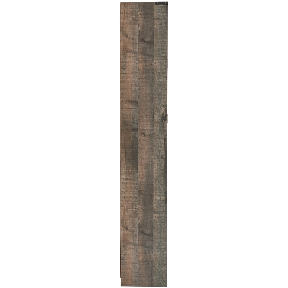 72 Inches 5 Compartment Wooden Pier with Metal Brackets, Brown