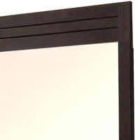 Wall Mirror with Wooden Carvings and Scrolled Frame, Gold - BM232967