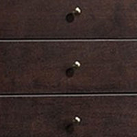 Transitional Wooden Chest with Five Spacious Drawers, Brown - BM233162