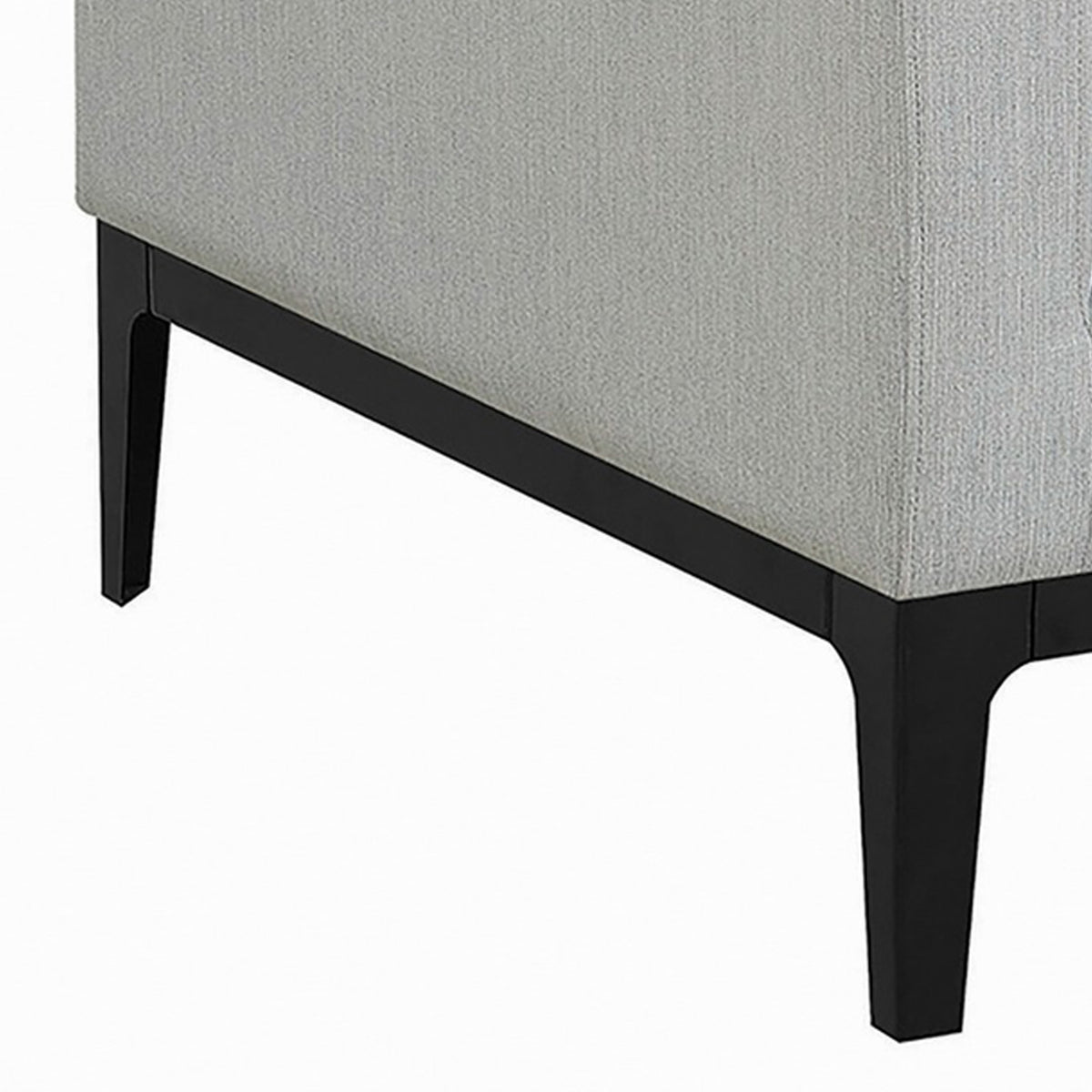 Fabric Upholstered Arm Chair with Reversible Cushions and Pillows, Gray  - BM233245