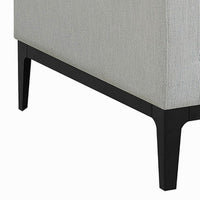 Fabric Upholstered Arm Chair with Reversible Cushions and Pillows, Gray  - BM233245