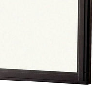 38 Transitional Style Square Wooden Frame Mirror, Espresso - BM233753