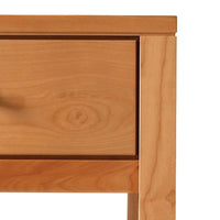 Mid Century Modern Wooden 1 Drawer Nightstand with Shelf, Light Oak Brown - BM233966