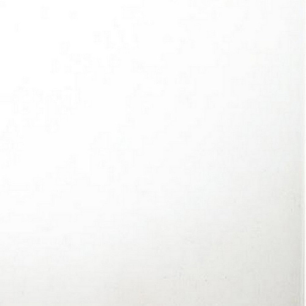 Contemporary Square Wooden Mirror with Mounting Hardware, White - BM235437