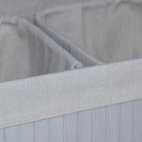Rectangular Wooden and Fabric Storage Box, Set of 3, Gray - BM238294