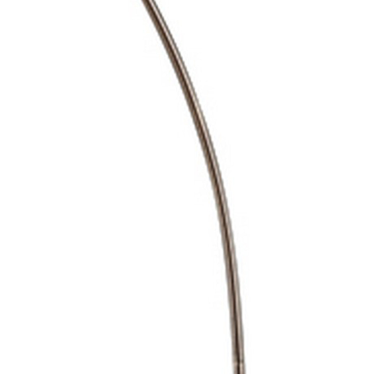 Floor Lamp with Curved Metal Frame and Drum Shade, Antique Gold  - BM240433