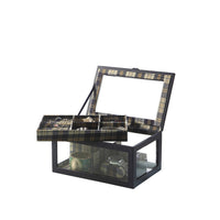 Jewelry Case with Multiple Slots and Removable Watch Cushions, Black  - BM240885