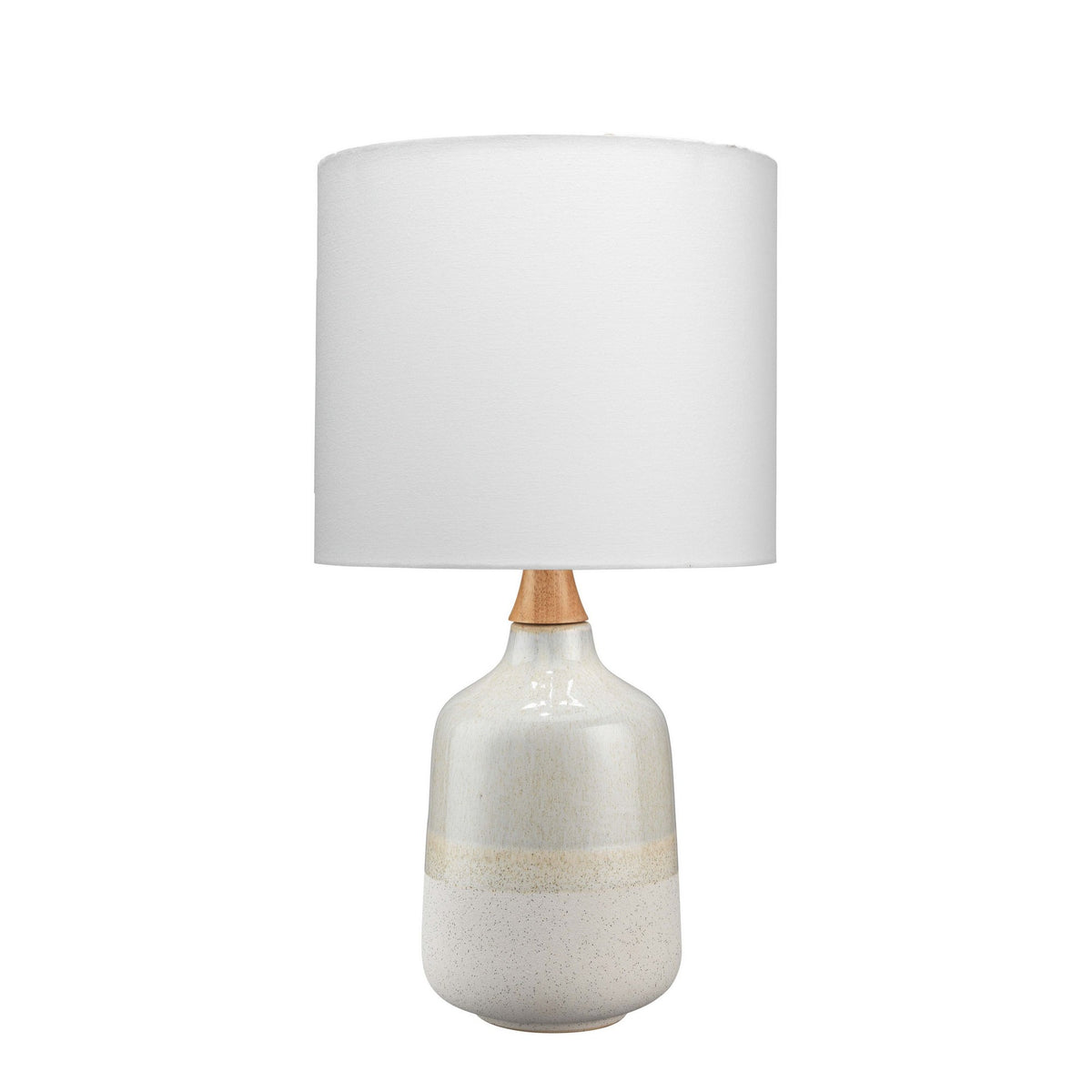 Table Lamp with Ceramic Bottle Shape Body, Cream  - BM241092