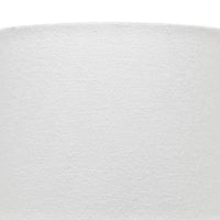 Table Lamp with Brushed Ceramic Body and Fabric Shade, Cream  - BM241121