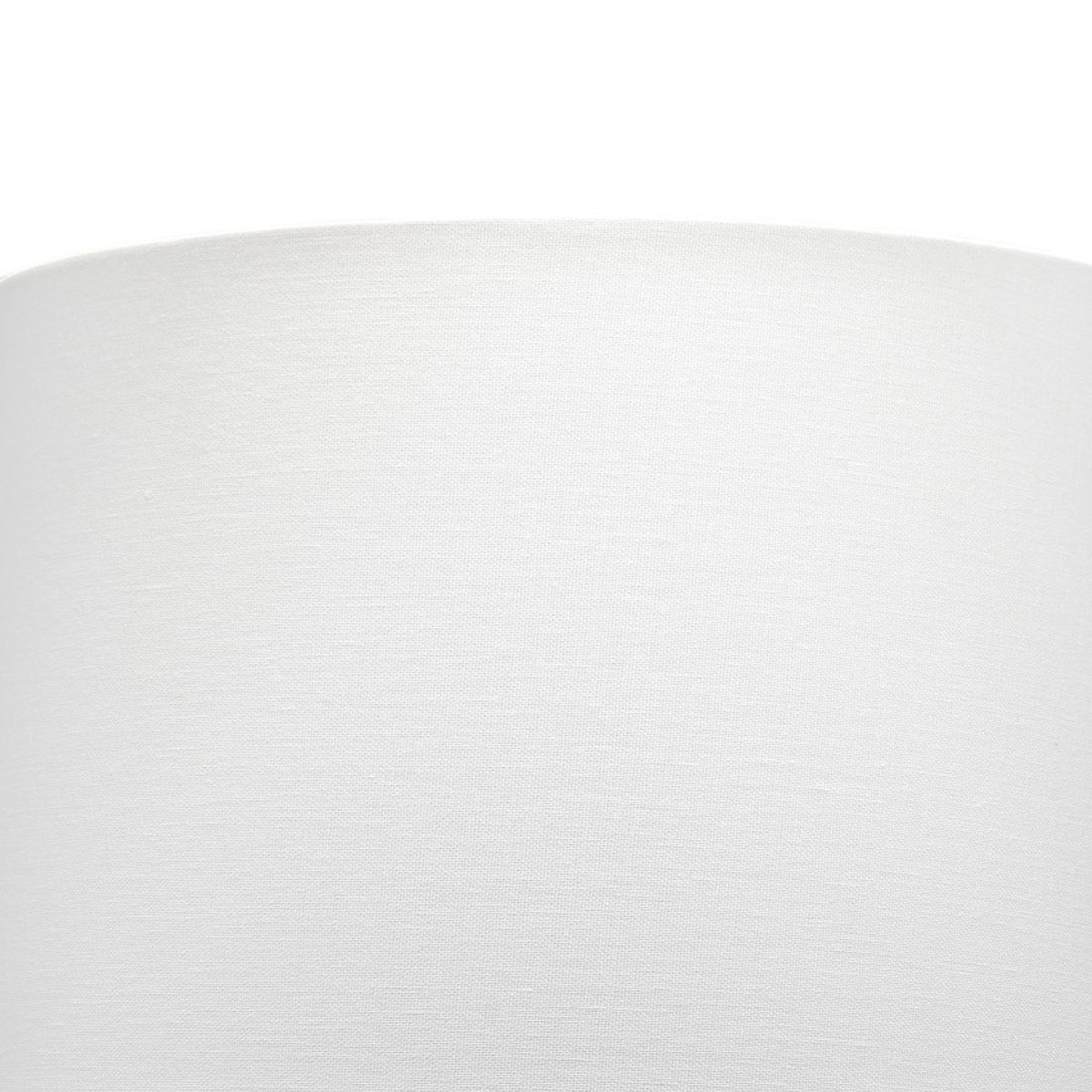 Table Lamp with Drum Shade and Seagrass Base, White and Brown  - BM241168