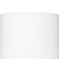 Table Lamp with Floral Pattern Ceramic Base, White  - BM241220