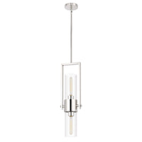 Pendant with Cylindrical Rotatable Glass Shade, Chrome  - BM241872