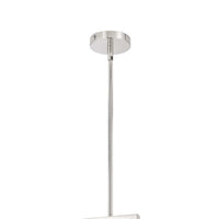 Pendant with Cylindrical Rotatable Glass Shade, Chrome  - BM241872