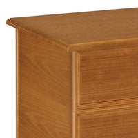 Chest with Molded Details and Lift Top Hidden Storage, Brown  - BM242722