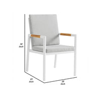 Wall Mirror with Round Reeded Design Wooden Frame, Antique Gray - BM245804