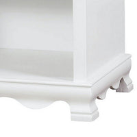 Nightstand with 1 Drawer and 1 Open Shelf, White - BM245830