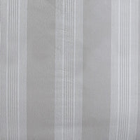 3 Piece King Comforter Set with Vertical Stripes Pattern, White and Brown  - BM246993