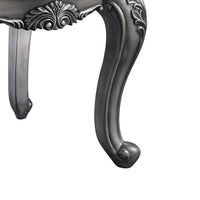 End Table with Marble Top and Queen Anne Legs, Gray - BM250188