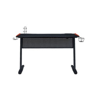 MDF Gaming Table with Cup and Controller Holders, Black - BM250341